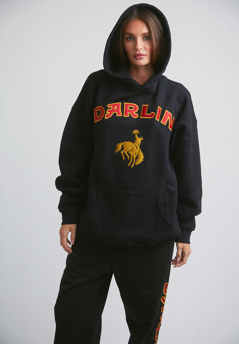 Rider Oversized Hoodie - Black - Image 9