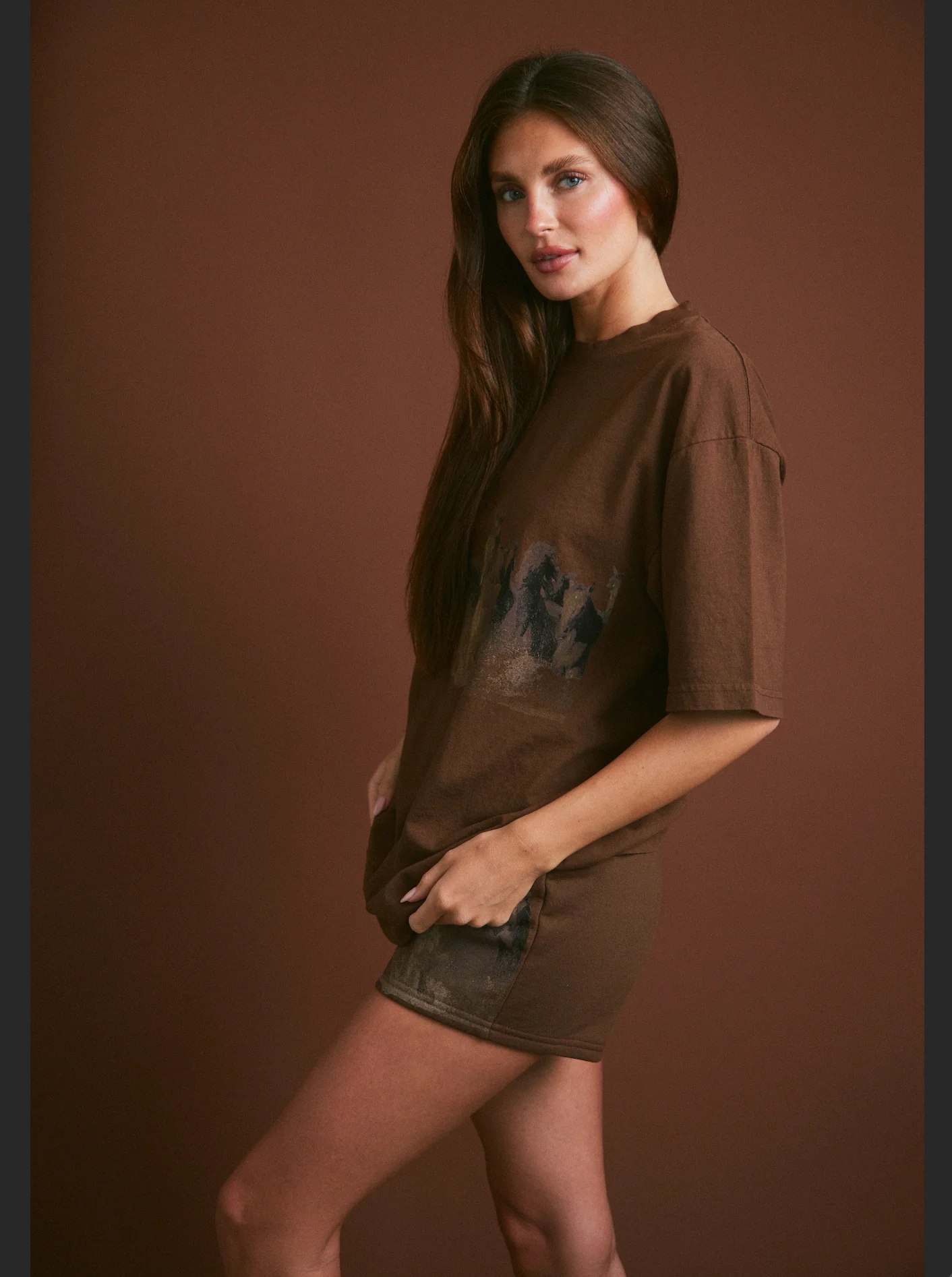 WILD HORSE Sweatshorts - Tobacco - Image 4